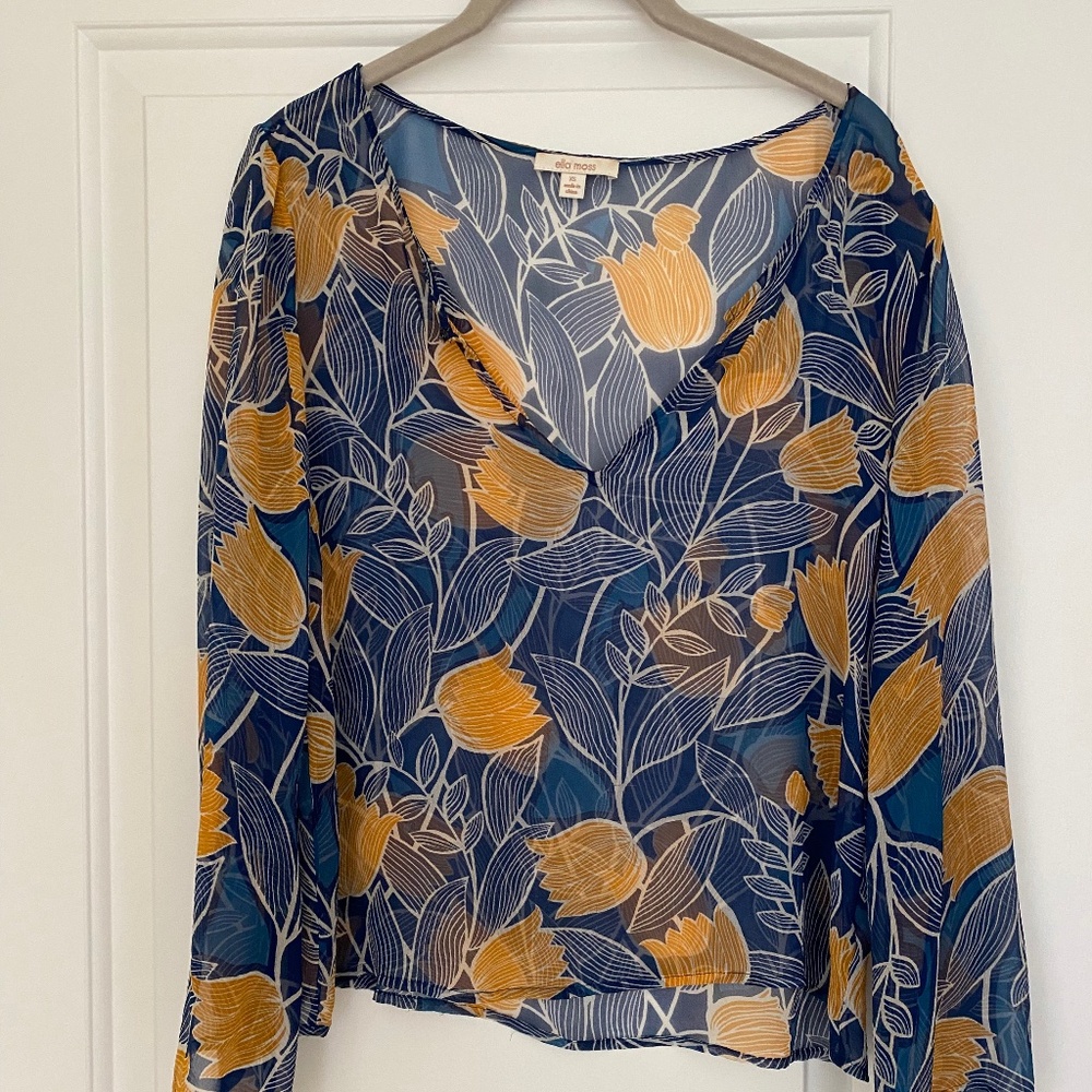 Ella Moss silk blouse